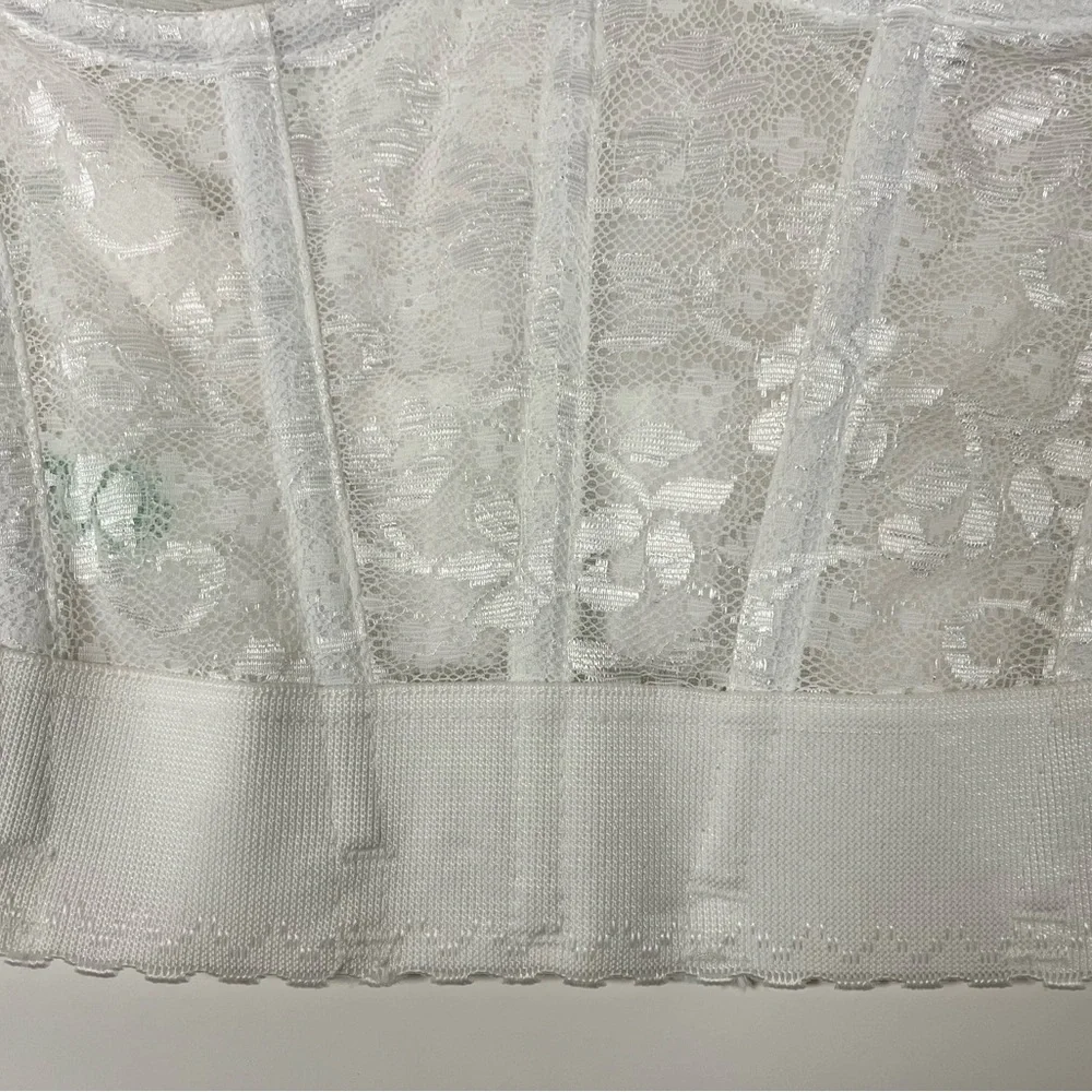 Carnival Vintage Low Plunge Low Back Underwire Bustier, size 34B